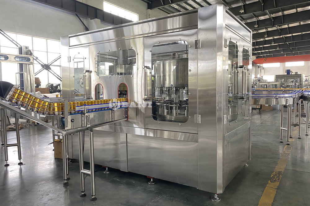 tin can iced coffee filling sealing canning machine canned coffee 1.JPG