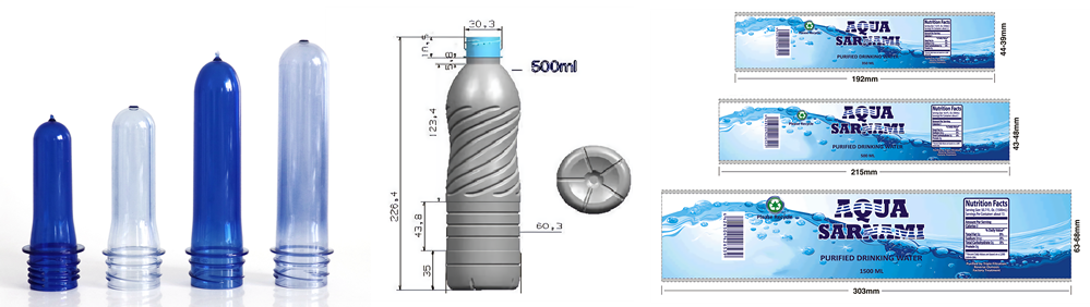plastic PET bottle design label.png