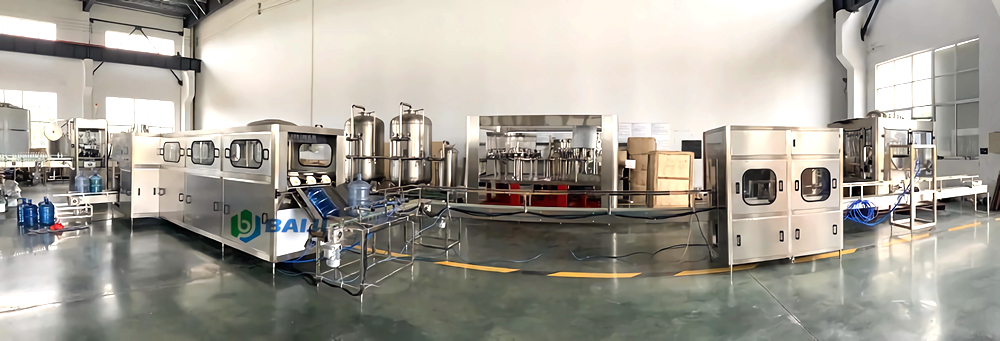 450BPH 18.9L 5 gallon water bottle washing filling and capping machine production line.JPG