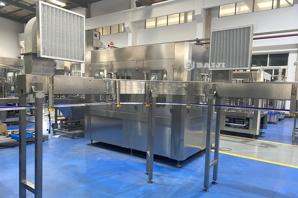 air conveyor system water beverage production line.JPG
