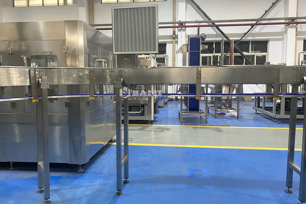 air conveyor system water beverage production line 1.JPG