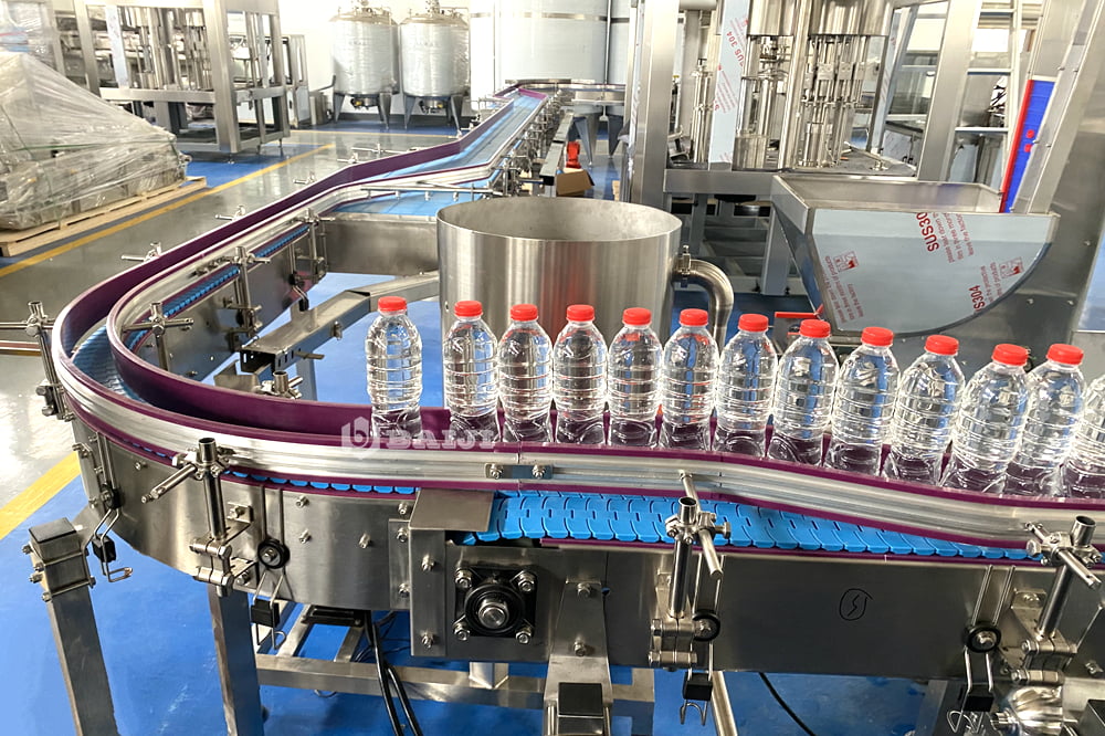 conveyor system water beverage production line.JPG
