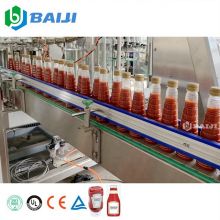 Glass Bottle Tomato Sauce Ketchup Paste Piston Filling Capping Machine
