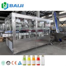 Automatic Glass Bottled Fruit Juice Hot Filling Capping Bottling Equipment Machine