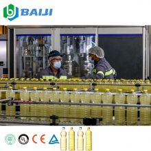 Small Sunflower Olive Edible Cooking Oil Filling Capping Machine Line