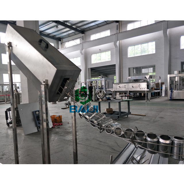 Automatic Aluminum Can Carbonated Soft Drink Beer Canning Filling Machine