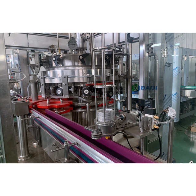 Aluminum Can Carbonated Beverage Filling Canning Seaming Machine