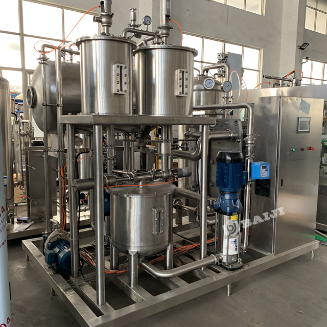 Automatic Carbonated Soft Drink CO2 Mixer Machine