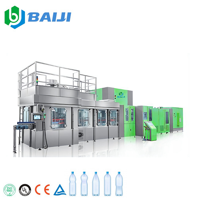 Full automatic PET bottle blowing filling capping combiblock
