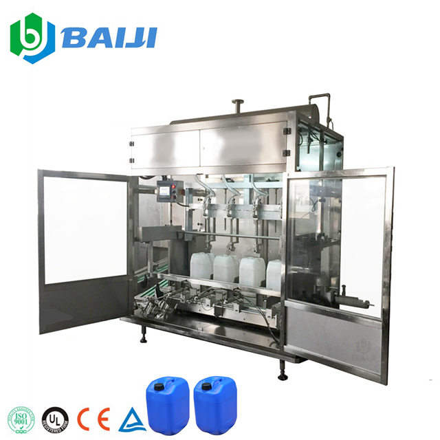 20L Lube Lubricating Oil Filling Capping Labeling Machine