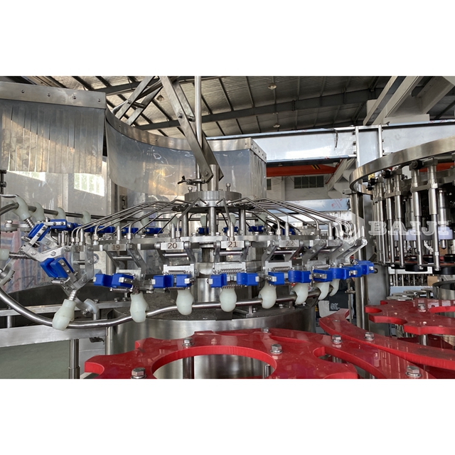 Automatic Glass Bottled Fruit Juice Hot Filling Capping Bottling Equipment Machine