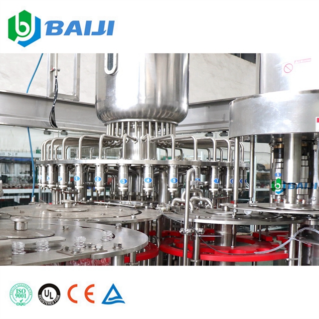 Automatic Fruit Juice Beverage Hot Filling Capping Equipment Machine Line