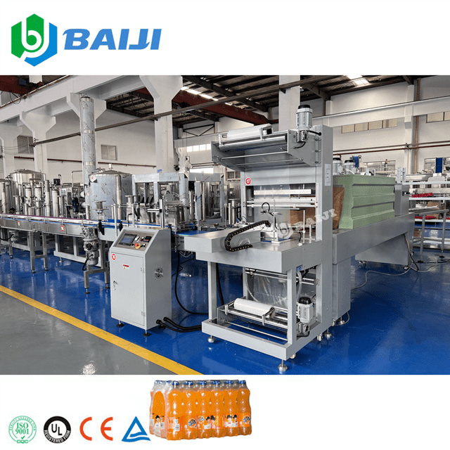 Automatic PE Film Shrink Packing Wrapping Machine