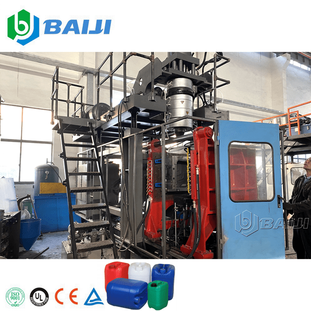 Automatic 5L 10L Jerrycan Engine Motor Lube Oil PE HDPE Bottle Extrusion Blow Molding Machine
