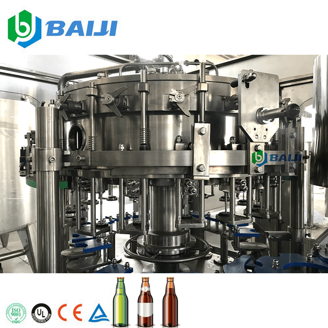 Automatic Glass Bottle Beer Filling Bottling Machine Máquina De Llenado De Cerveza