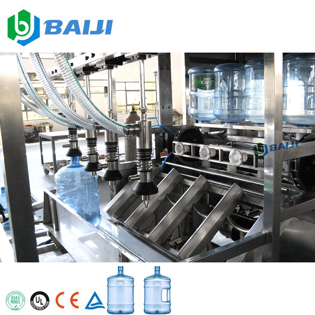5 Gallon Bottle Barrel Pure Drinking Water Filling Plant Machine 
