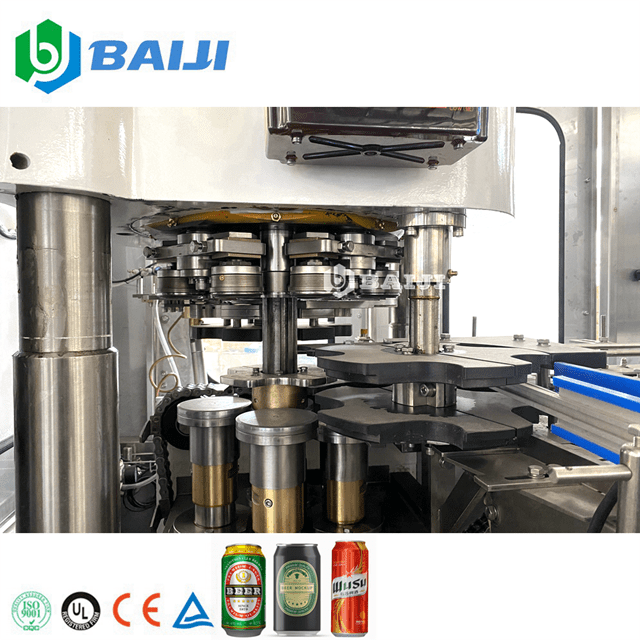 Aluminum Can Beer Filling Sealing Canning Machine Line