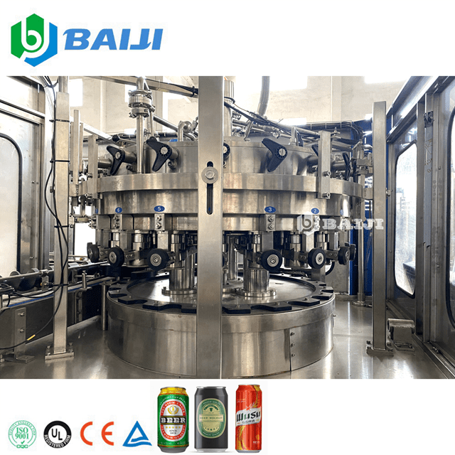 330ml Aluminum Can Beer Canning Filling Machine Production Line