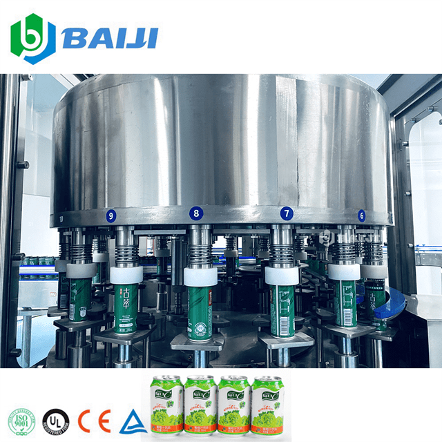 Tin Can Aluminum Can Fruit Juice Beverage Filling Canning Plant Machine Line