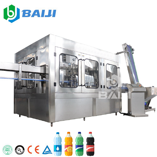 Automatic Carbonated Beverage Soft Drink Filling Bottling Machine