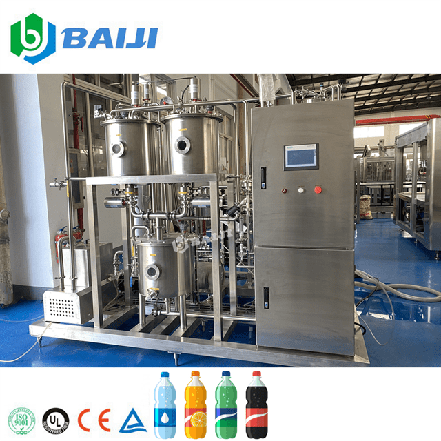 Automatic Carbonated Soft Drink CO2 Making Mixing Mixer Machine