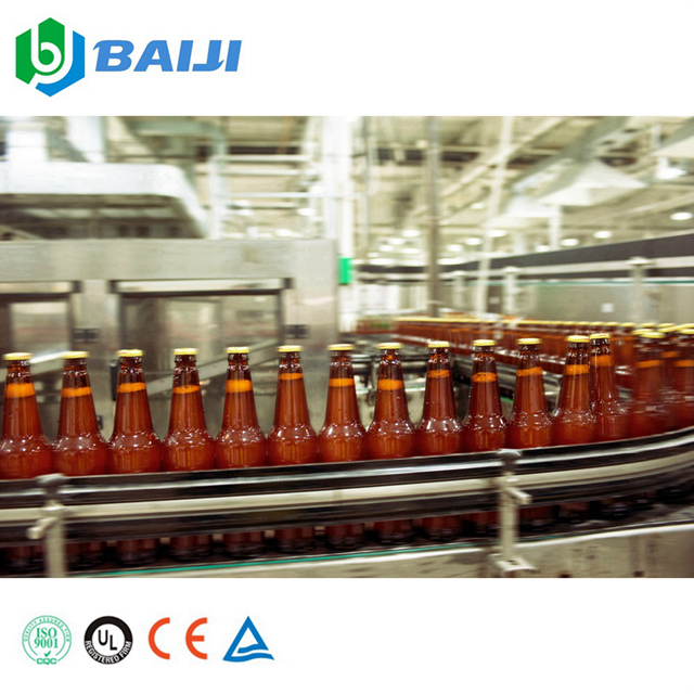Automatic Glass Bottle Craft Beer Bottling Filling Machine Line Price
