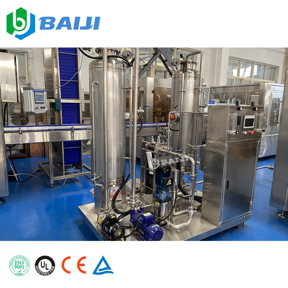 Automatic Carbonated Soft Drink Soda Water Beverage Filling Plant Machine