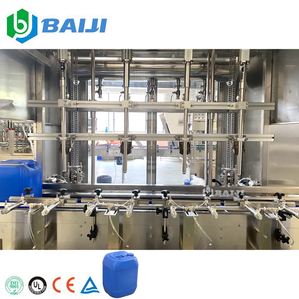 20L Lube Lubricant Lubricating Oil Filling Capping Labeling Machine Line