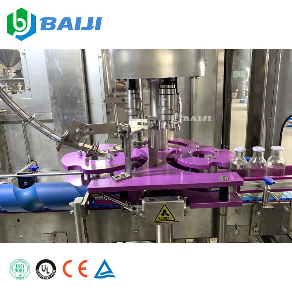 Automatic glass Bottle Yogurt Filling And Sealing Machine Production Line
