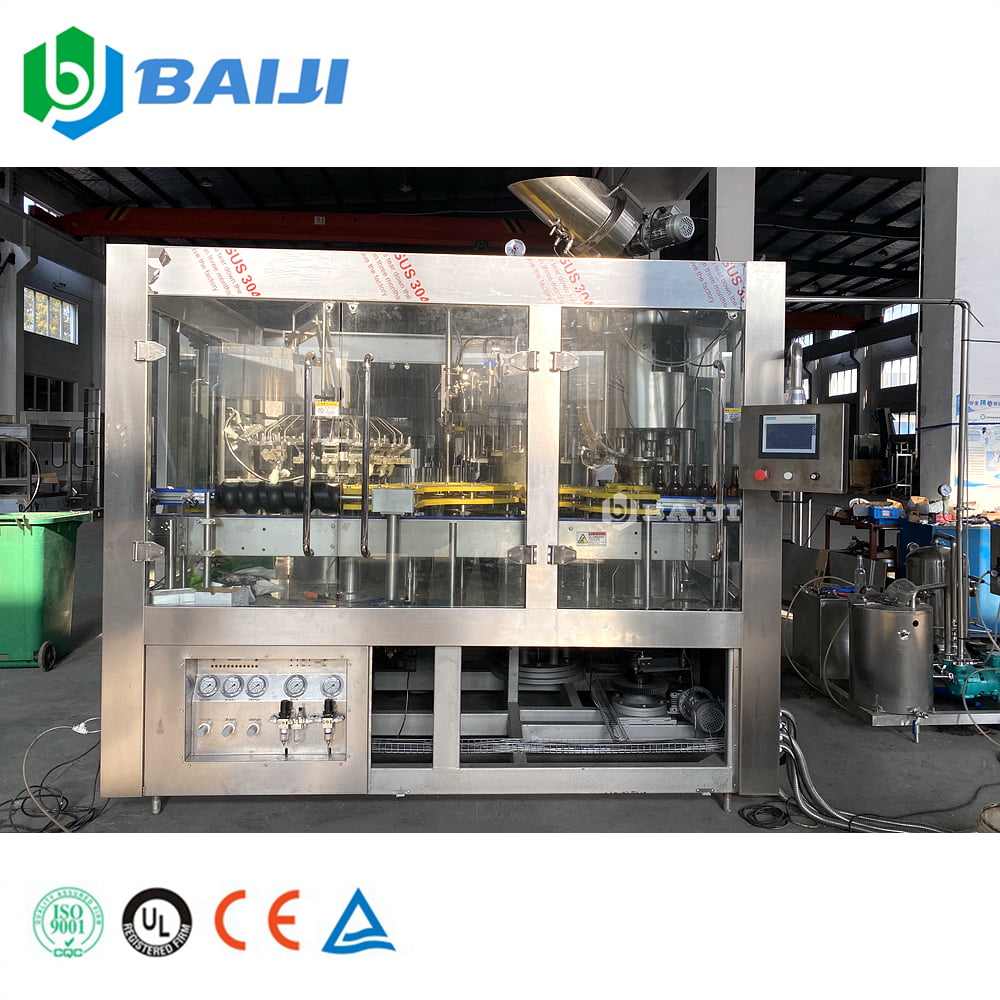 Automatic Glass Bottle Craft Beer Filling And Capping Equipment Machine