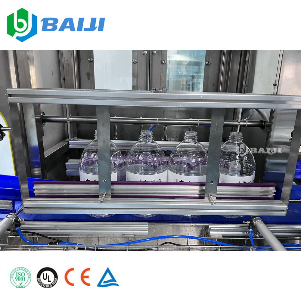 Automatic Linear 5L Drinking Water Bottle Washing Filling And Capping Labeling Plant Machine